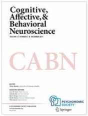阿部准教授、柳澤助教らの論文が『Cognitive, Affective, and Behavioral Neuroscience』に掲載されました