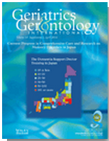 清家助教の論文が『Geriatrics Gerontology International』に掲載されました